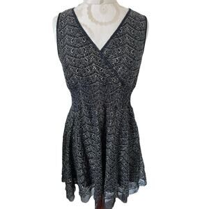 Ultra Pink Junior's Black and Gold Party Dress Medium